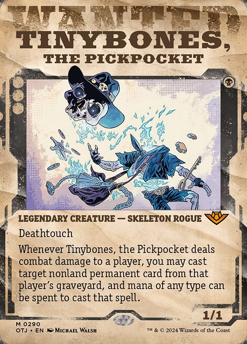 [Foil] OTJ 290 Tinybones, the Pickpocket (0290 - Showcase) M