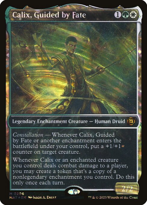 [Foil] MAT 206 Calix, Guided by Fate (Halo Foil) M