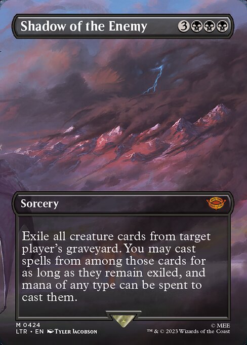 [Foil] LTR 424 Shadow of the Enemy (Borderless) M