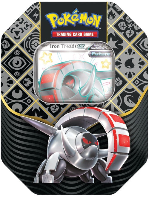 Pokemon TCG US version Scarlet &amp; Violet SV4.5 "Paldean Fates" Tin Iron Treads ex