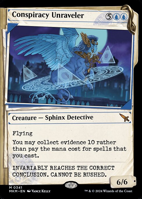 [Foil] MKM 341 Conspiracy Unraveler (0341 - Showcase Dossier) M