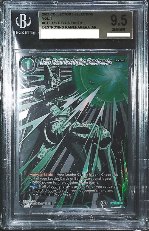 [BGS 9.5] 2021 Dragon Ball  Collector's Selection Vol.2 BT9-132 Cell's Earth Destroying Kamehameha IAR