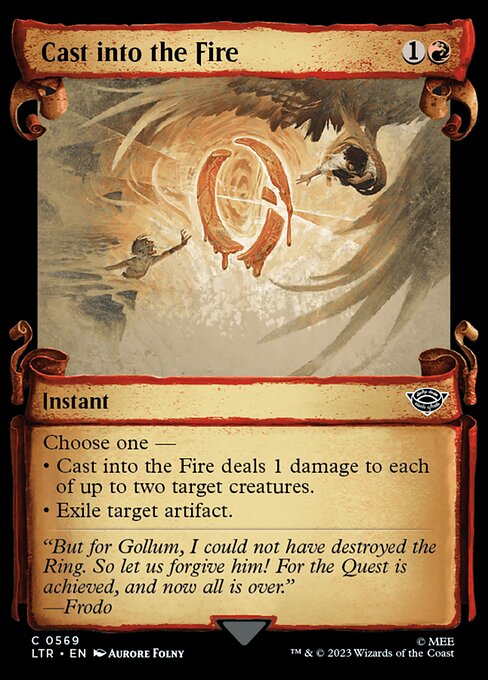 LTR 569 Cast into the Fire (0569 - Scroll Showcase) C