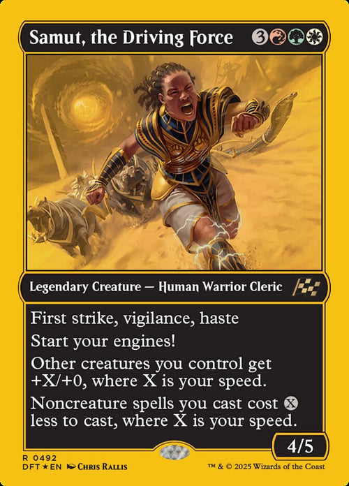 [Foil] DFT 492 Samut, the Driving Force (0492 - First-Place Foil) R