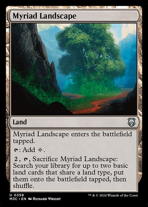 [Foil] M3C 358 Myriad Landscape (Ripple Foil) U