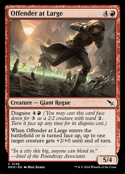 [Foil] MKM 138 Offender at Large C