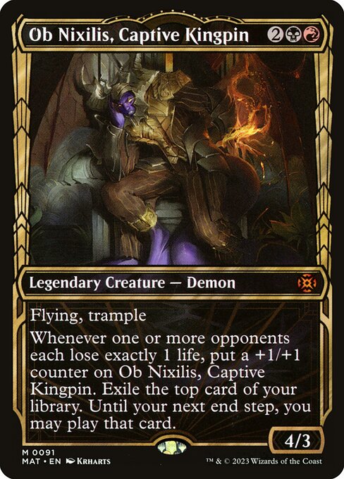 MAT 091 Ob Nixilis, Captive Kingpin (Showcase) M