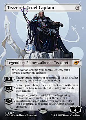 EOE 287 Tezzeret, Cruel Captain (0287 - Borderless) M