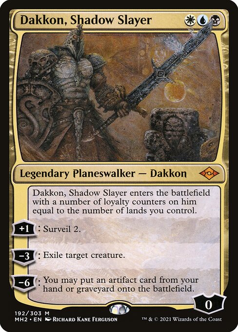 [Foil] MH2 192 Dakkon, Shadow Slayer M