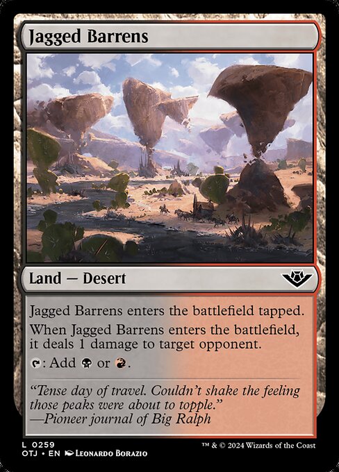OTJ 259 Jagged Barrens C