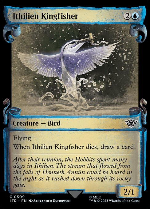 LTR 509 Ithilien Kingfisher (0509 - Scroll Showcase) C