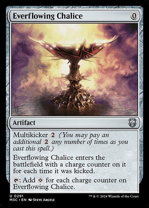 [Foil] M3C 291 Everflowing Chalice (Ripple Foil) U