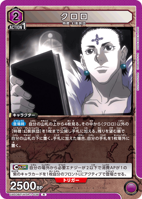 UA03BT/HTR-1-036 クロロ R