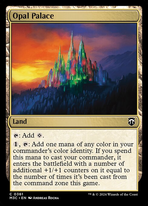 [Foil] M3C 361 Opal Palace (Ripple Foil) C