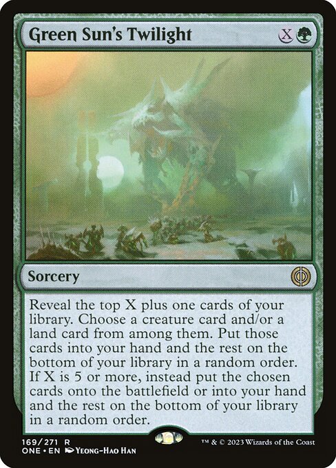 ONE 169 Green Sun's Twilight R
