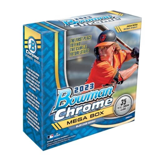 2023 Topps Chrome Bowman Major League Baseball  Mega Box