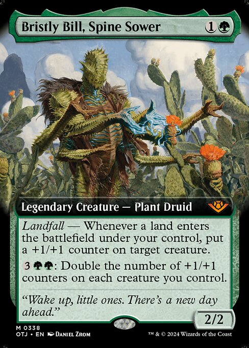 [Foil] OTJ 338 Bristly Bill, Spine Sower (0338 - Extended Art) M