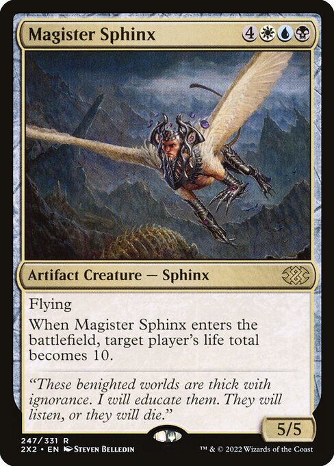 [Foil] 2X2 247 Magister Sphinx R