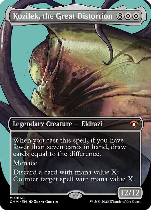 CMM 668 Kozilek, the Great Distortion (Borderless) M