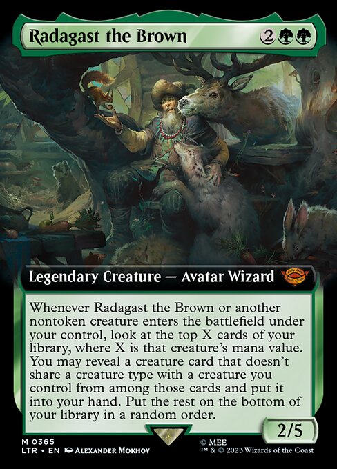 [Foil] LTR 365 Radagast the Brown (0365 - Extended Art) M