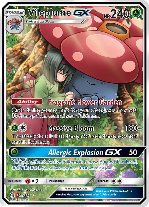 SM12 211/236 Vileplume GX SR