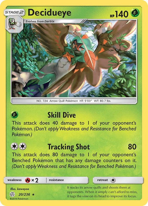 [Reverse Holo] SM12 020/236 Decidueye RH