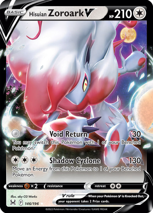 SS11 146/196 Hisuian ZoroarkV UR