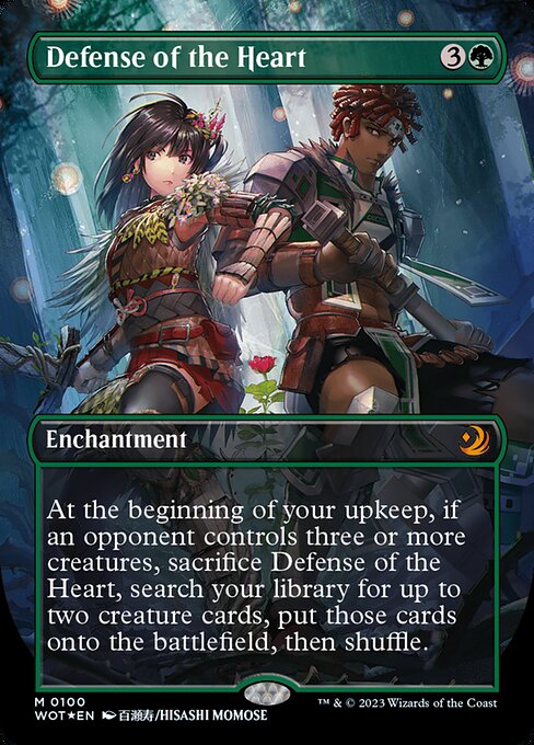 [Foil] WOT 100 Defense of the Heart (0100 - Anime Confetti Foil) M