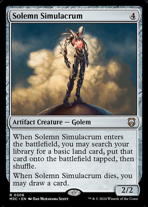 [Foil] M3C 306 Solemn Simulacrum (Ripple Foil) R