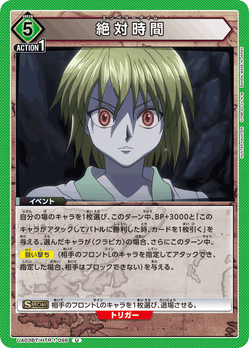 UA03BT/HTR-1-096 絶対時間 U