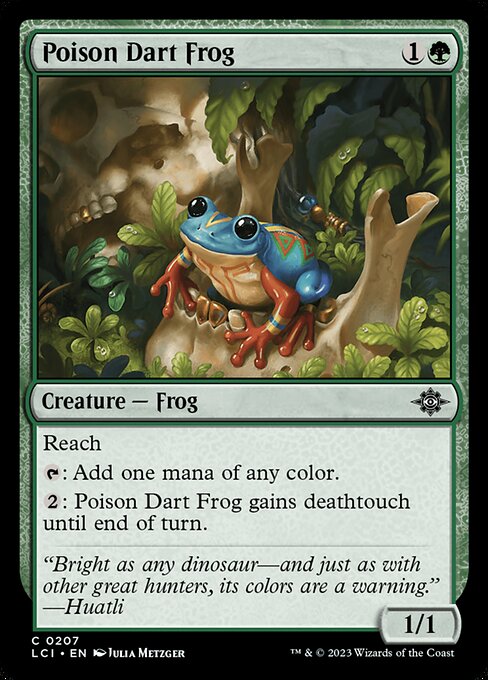 [Foil] LCI 207 Poison Dart Frog C