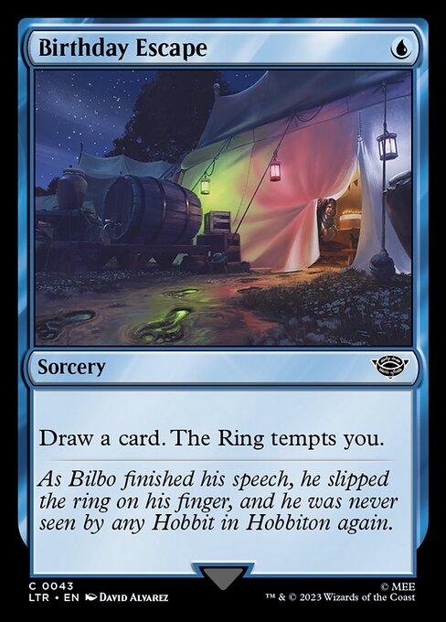 [Foil] LTR 043 Birthday Escape C