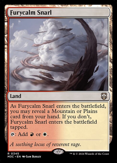 [Foil] M3C 345 Furycalm Snarl (Ripple Foil) R