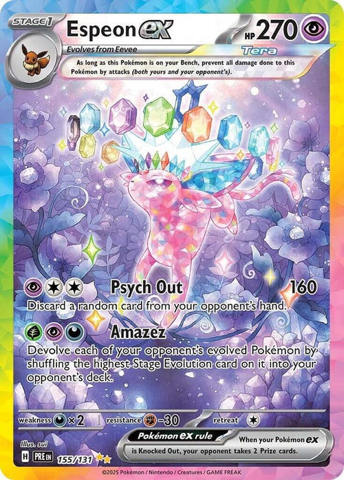 PRE 155/131 Espeon ex SIR