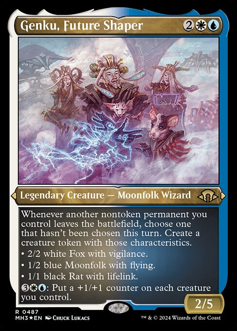 [Foil Etched] MH3 487 Genku, Future Shaper (0487 - Foil Etched) R