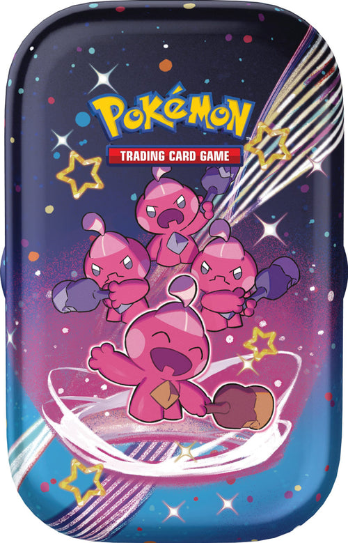 Pokemon TCG US Version Scarlet &amp; Violet SV4.5 "Paldean Fates" Mini Tin - Tinkatink