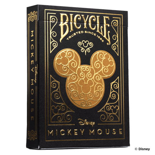Bicycle Playing Cards - Disney Black & Gold Mickey