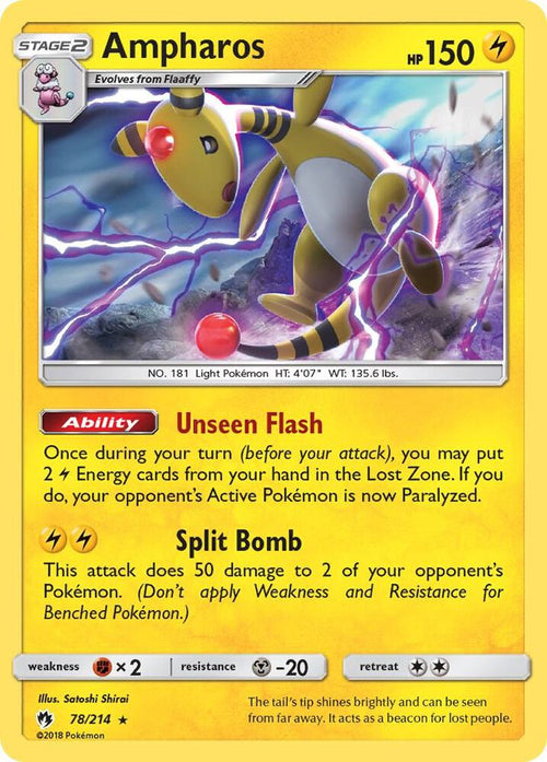 SM8 078/214 Ampharos RH