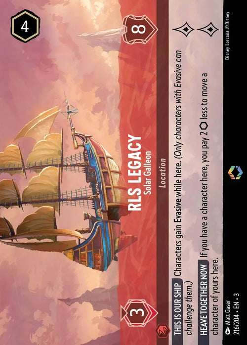 216/204·EN·3 RLS Legacy - Solar Galleon E