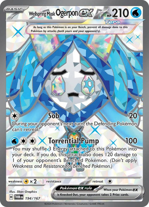TWM 194/167 Wellspring Mask Ogerpon ex SR