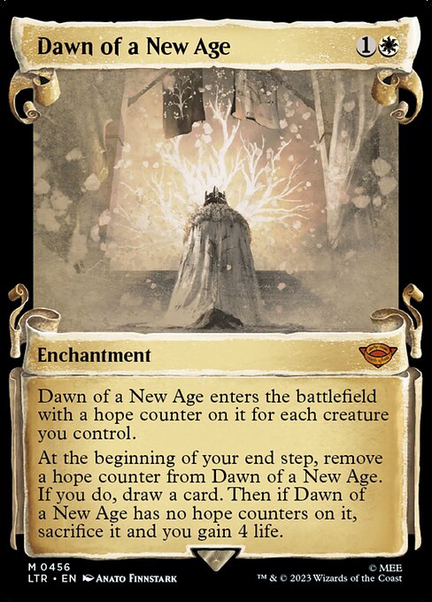 [Foil] LTR 456 Dawn of a New Age (0456 - Scroll Showcase - Silver Foil) M
