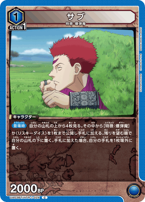 UA03BT/HTR-1-024 サブC