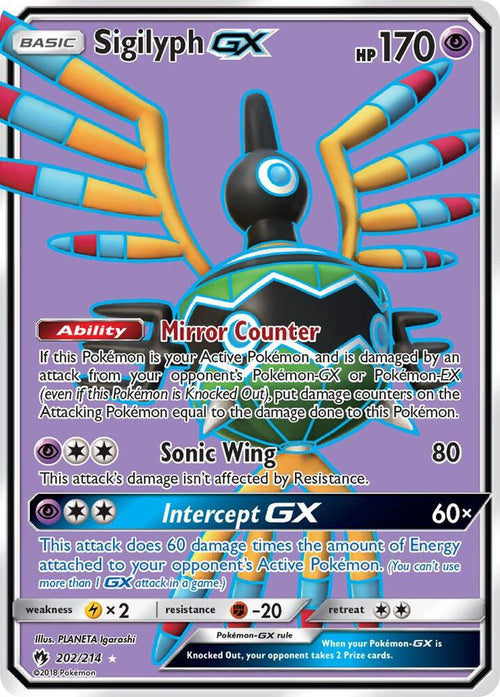 SM8 202/214 Sigilyph GX SR