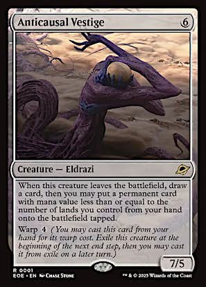 EOE 001 Edge of Eternities Punch Card R