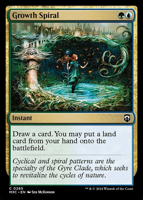 [Foil] M3C 265 Growth Spiral (Ripple Foil) C