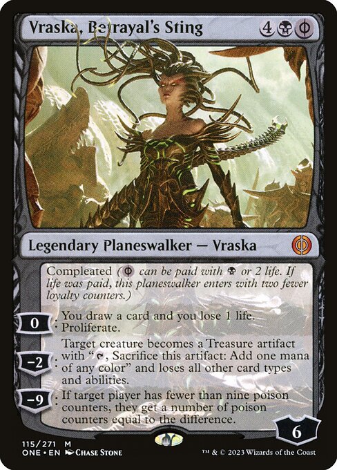 [Foil] ONE 115 Vraska, Betrayal's Sting M
