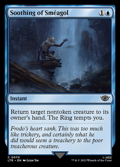 [Foil] LTR 070 Soothing of Smeagol C