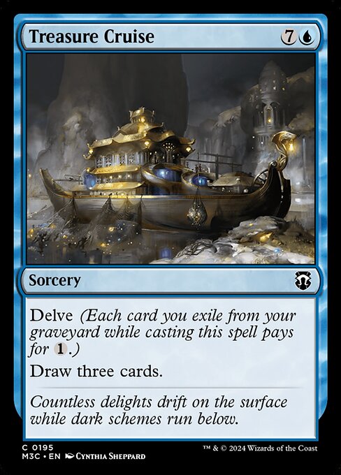 [Foil] M3C 195 Treasure Cruise (Ripple Foil) C