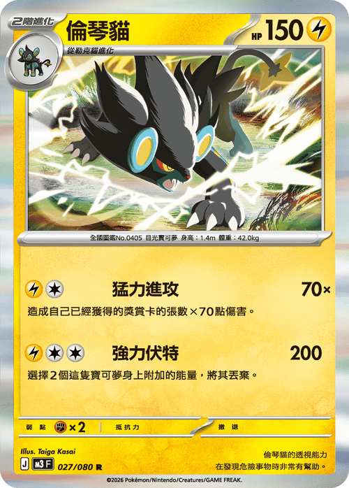 M3F 027/080 Luxray R