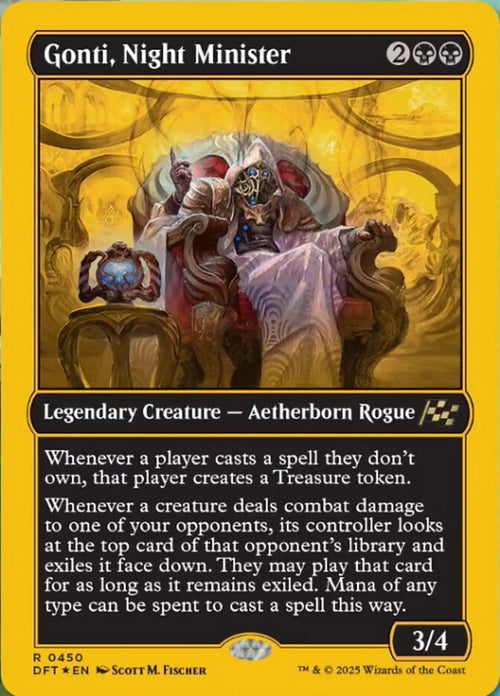 [Foil] DFT 450 Gonti, Night Minister (0450 - First-Place Foil) R